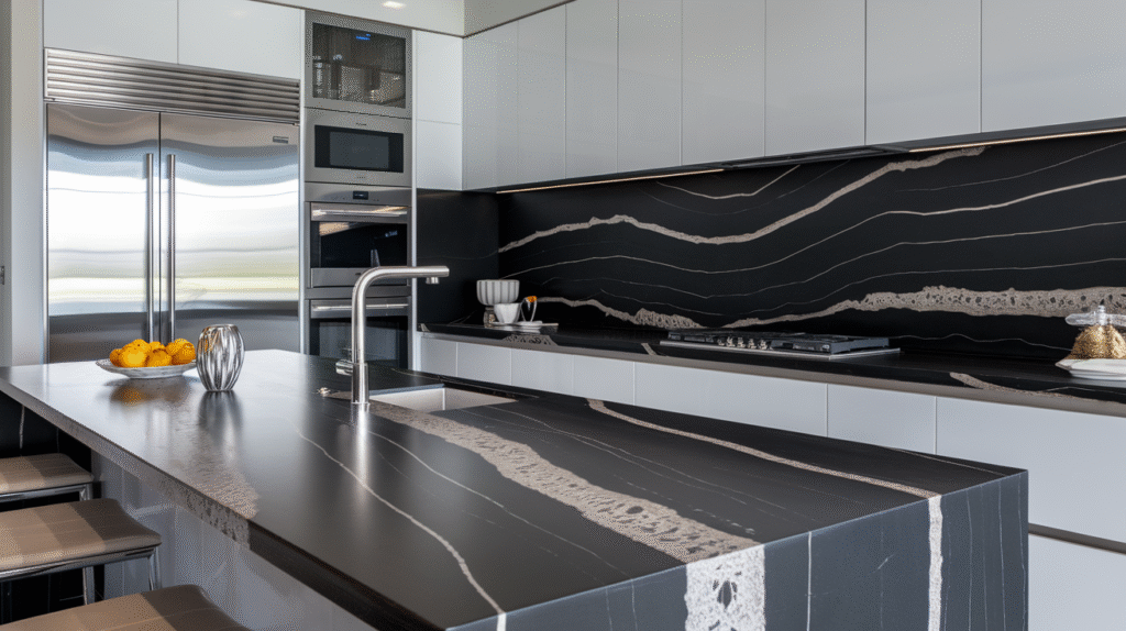 29 Black Countertops for Sophisticated, Uncluttered Spaces Black Countertops