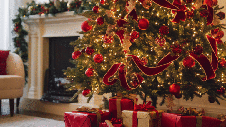 Christmas Tree Ideas in Red