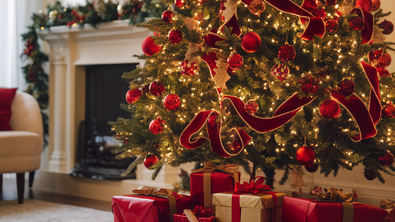 Christmas Tree Ideas in Red