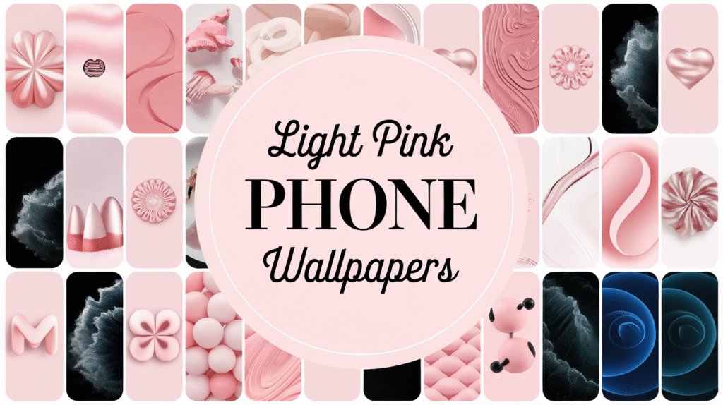 light pink wallpaper