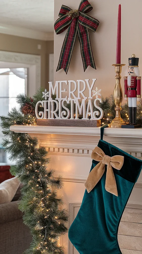 Classic Christmas Mantle Decorations