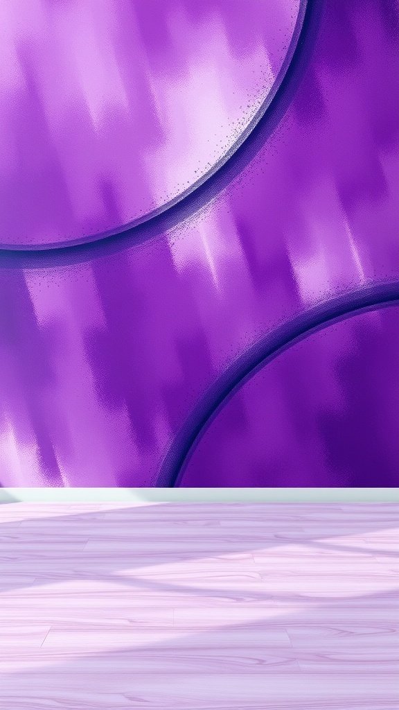 50 Stunning Purple Wallpaper Ideas for Your Home Decor Abstract purple wallpaper with circular patterns