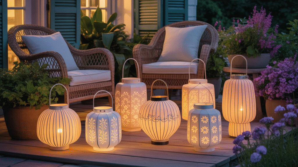 Playful Paper Bag Lanterns
