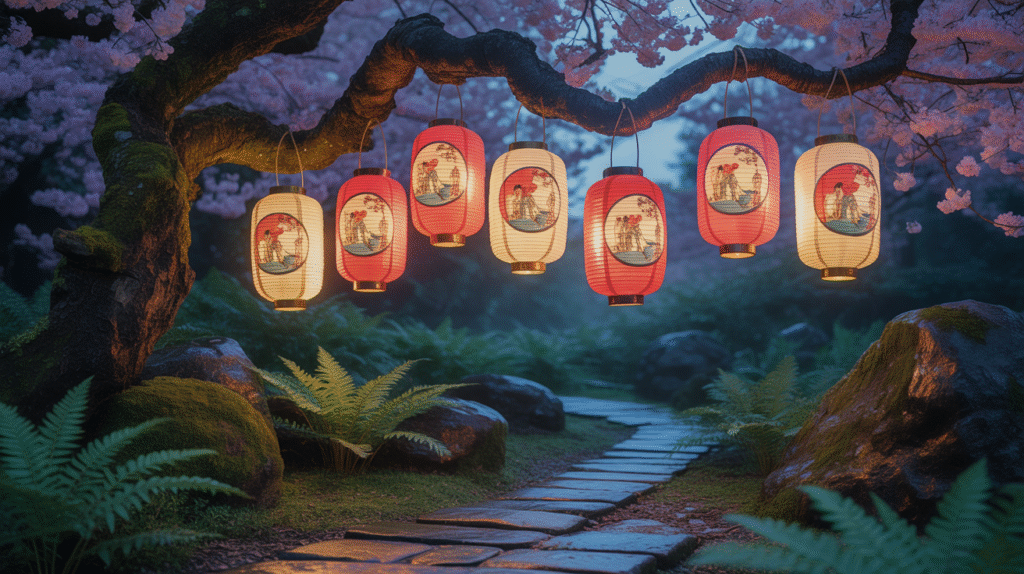 Natural Bamboo Lanterns