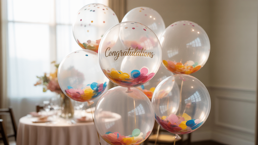 Stunning Balloon Decor Ideas for Every Celebration Confetti-Filled Balloons
