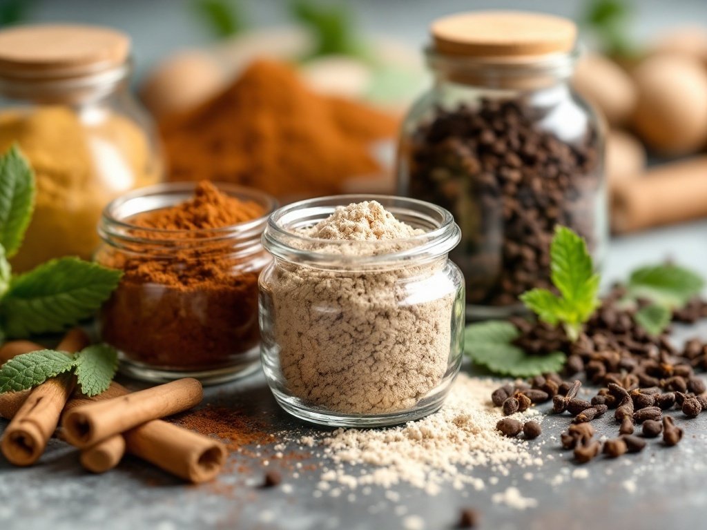 35 Stunning November Wallpaper Ideas for Your iPhone Aromatic spice blends in jars with cinnamon sticks and fresh mint leaves