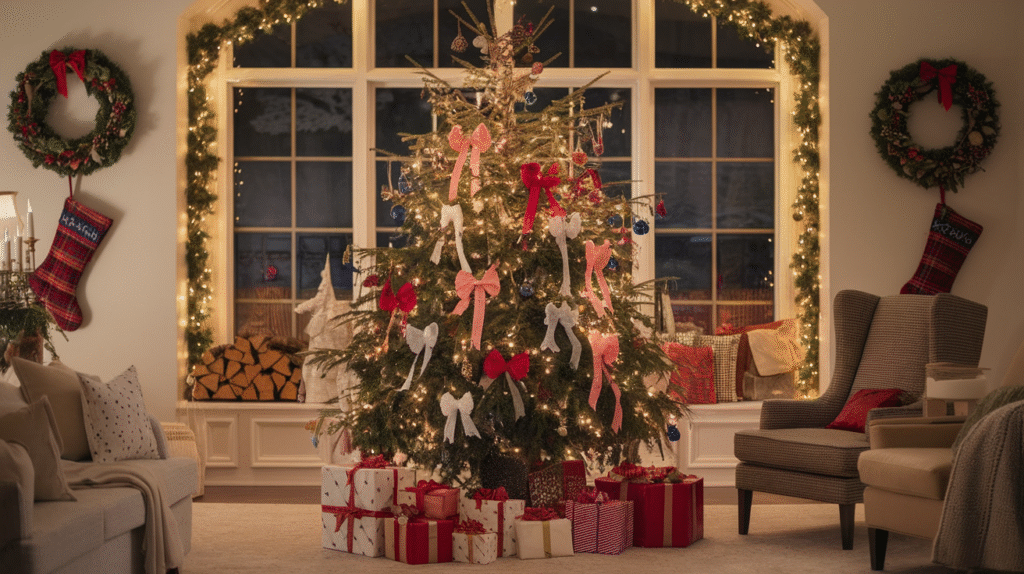 Creative Bow Christmas Trees for Every Home Bow Christmas Trees