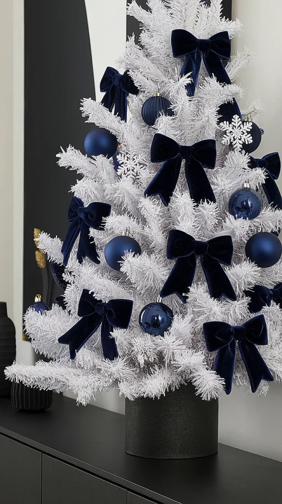 Navy and White Sophistication
