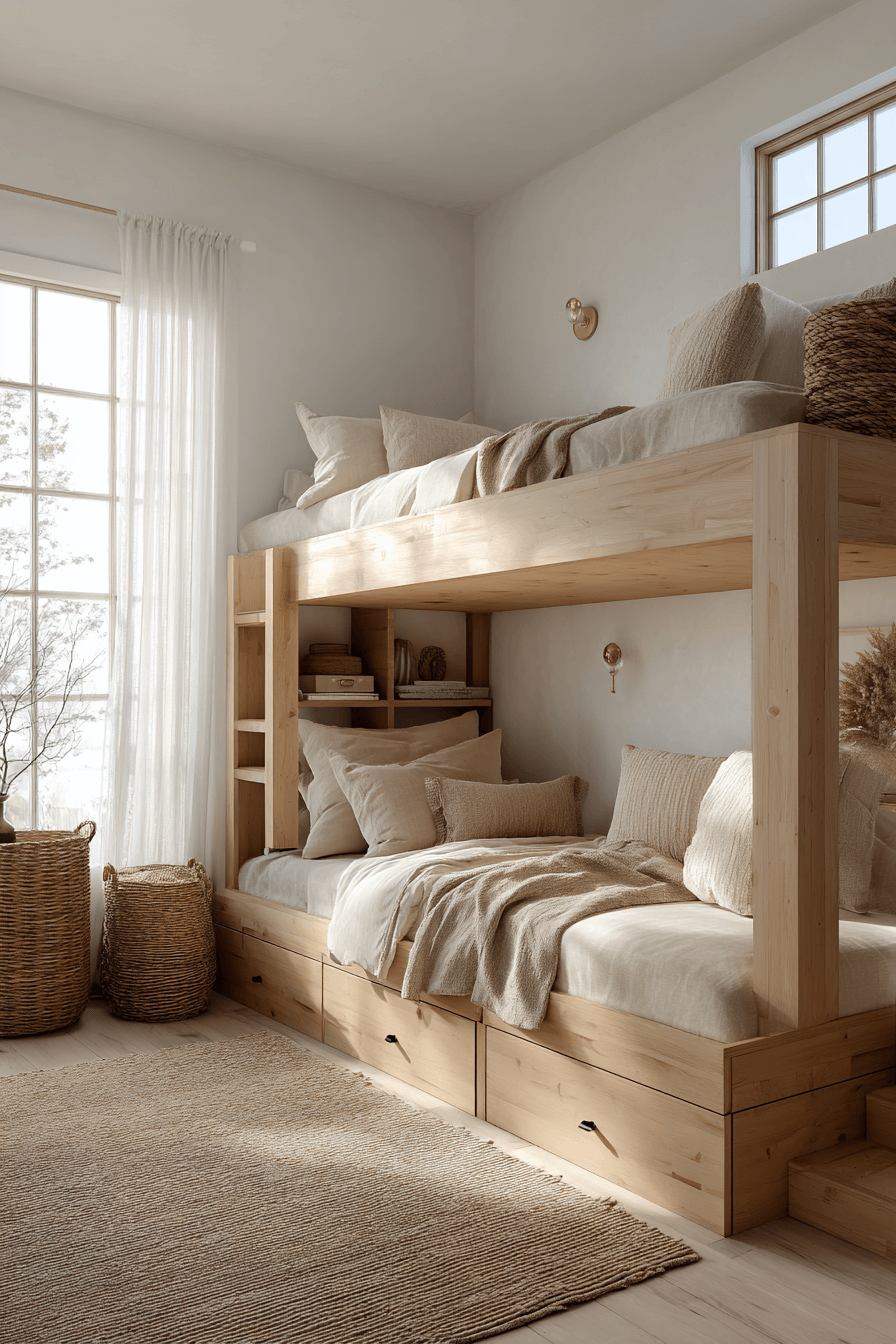 25 Genius Bunk Bed Ideas With Storage For Small Bedrooms