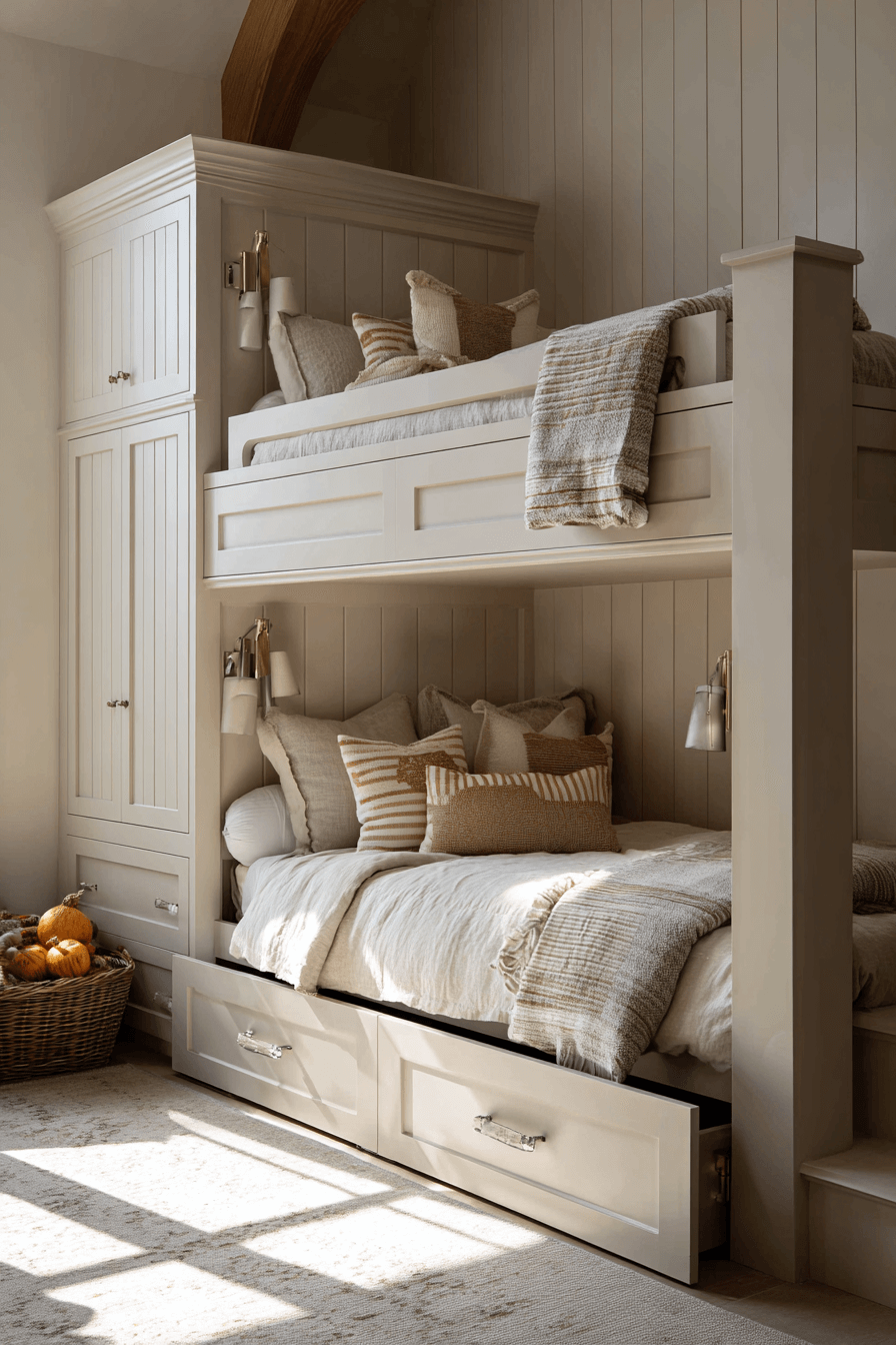 25 Genius Bunk Bed Ideas With Storage For Small Bedrooms