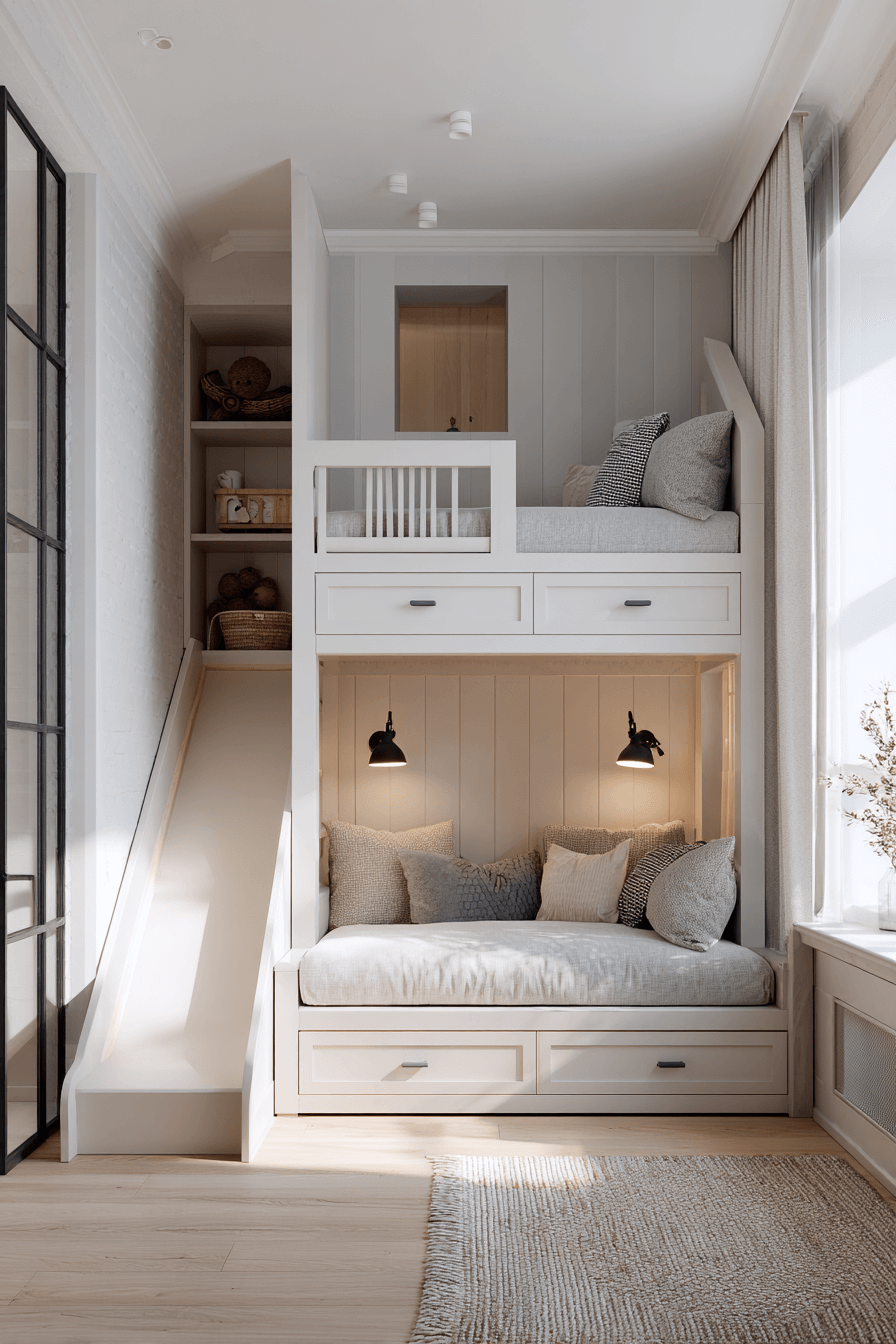 25 Genius Bunk Bed Ideas With Storage For Small Bedrooms