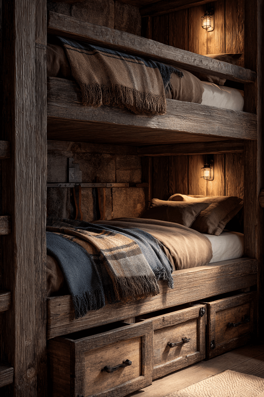 25 Genius Bunk Bed Ideas With Storage For Small Bedrooms