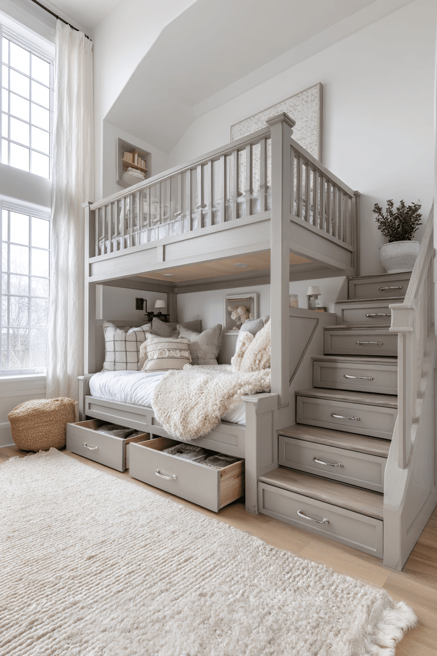25 Genius Bunk Bed Ideas With Storage For Small Bedrooms