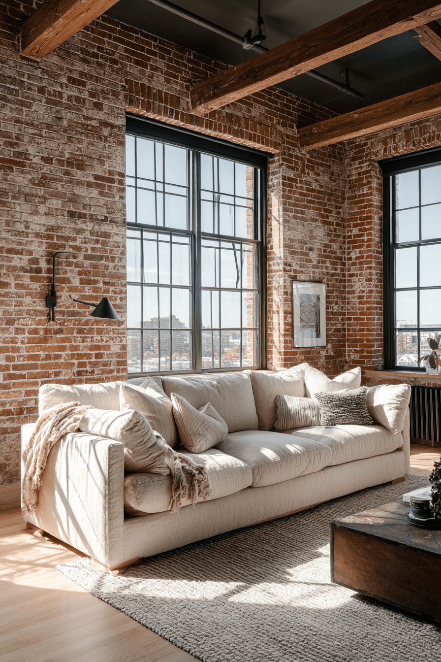 27 Industrial Loft Design Inspirations With Exposed Brick And Steel
