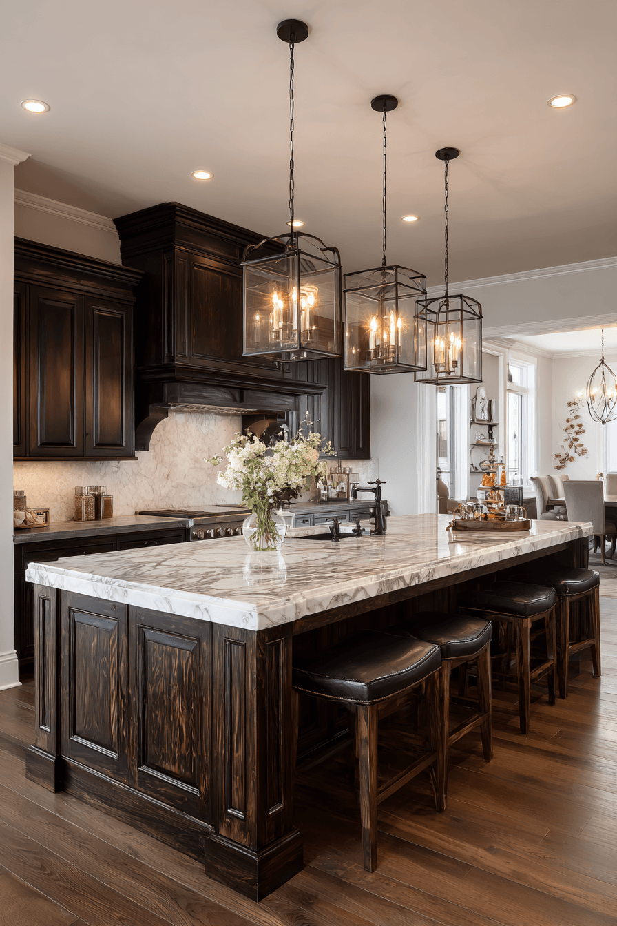 27 Dark Wood Kitchen Cabinet Ideas That Look Sleek And Sophisticated