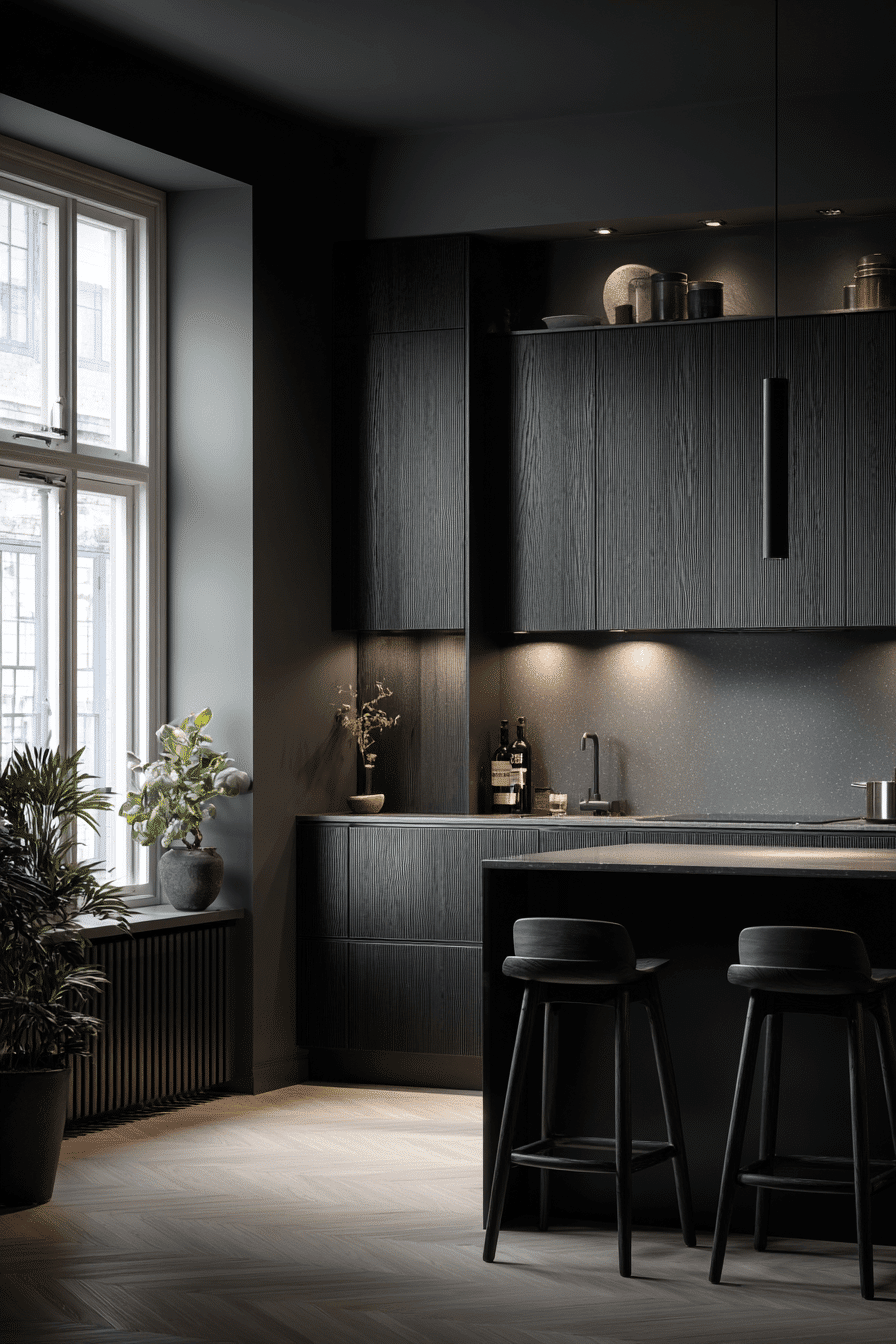 27 Dark Wood Kitchen Cabinet Ideas That Look Sleek And Sophisticated