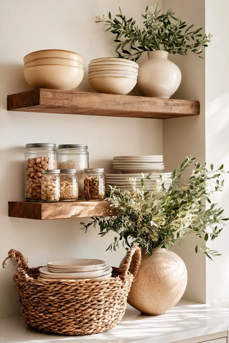 27 Kitchen Shelf Decor Ideas For A Cozy Stylish Home