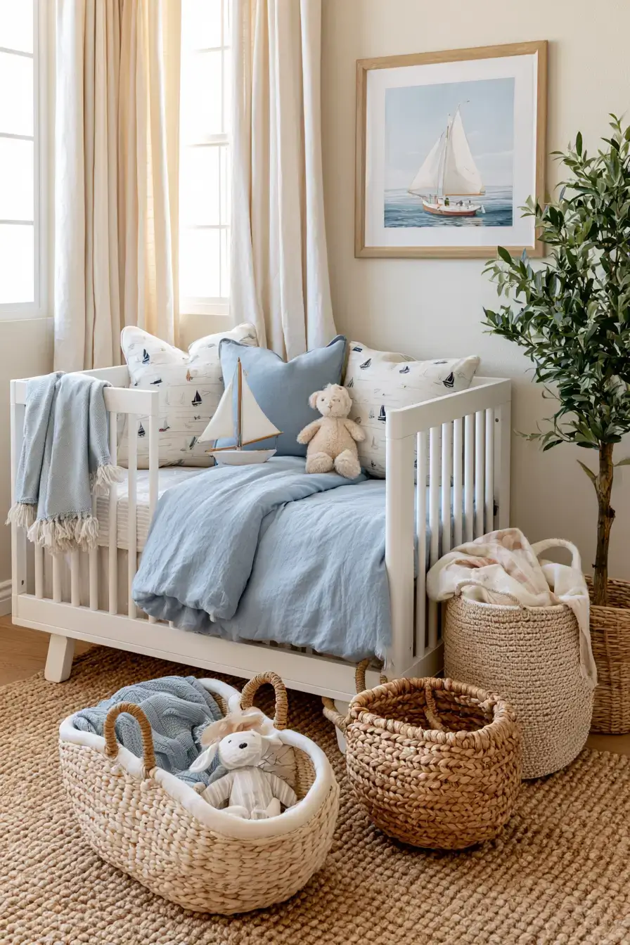 27 Nautical Nursery Ideas For A Sweet Coastal Baby Room