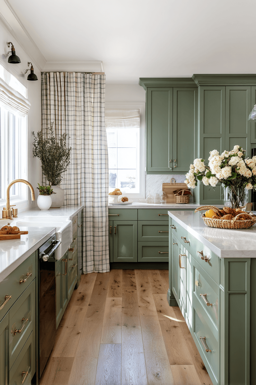 27 Pewter Green Kitchen Cabinets Ideas For A Beautiful Earthy Space