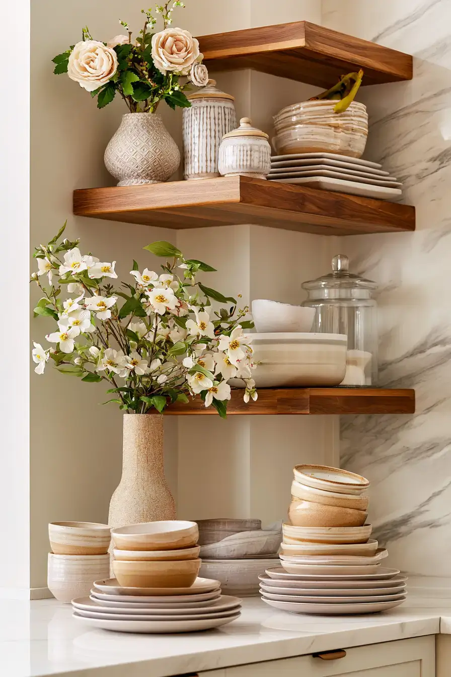 27 Kitchen Shelf Decor Ideas For A Cozy Stylish Home