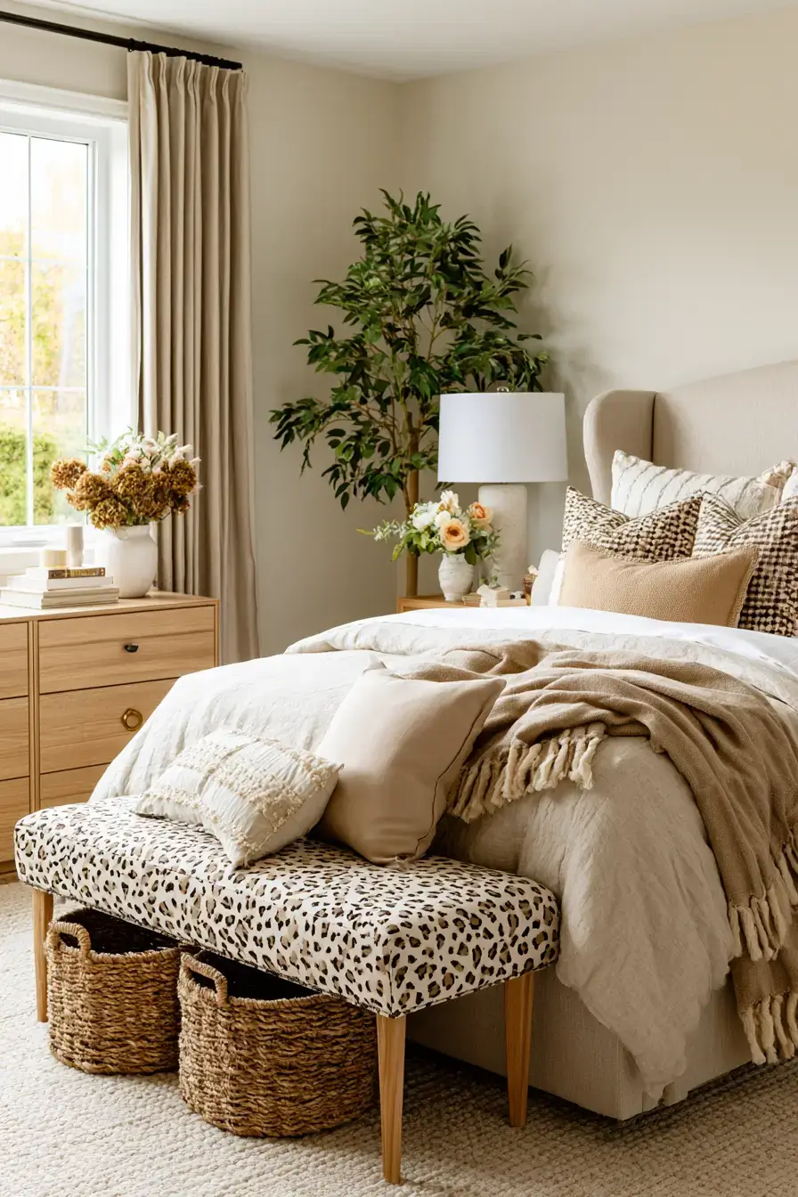 27 Stylish Leopard Print Bedroom Ideas For A Bold Cozy Space