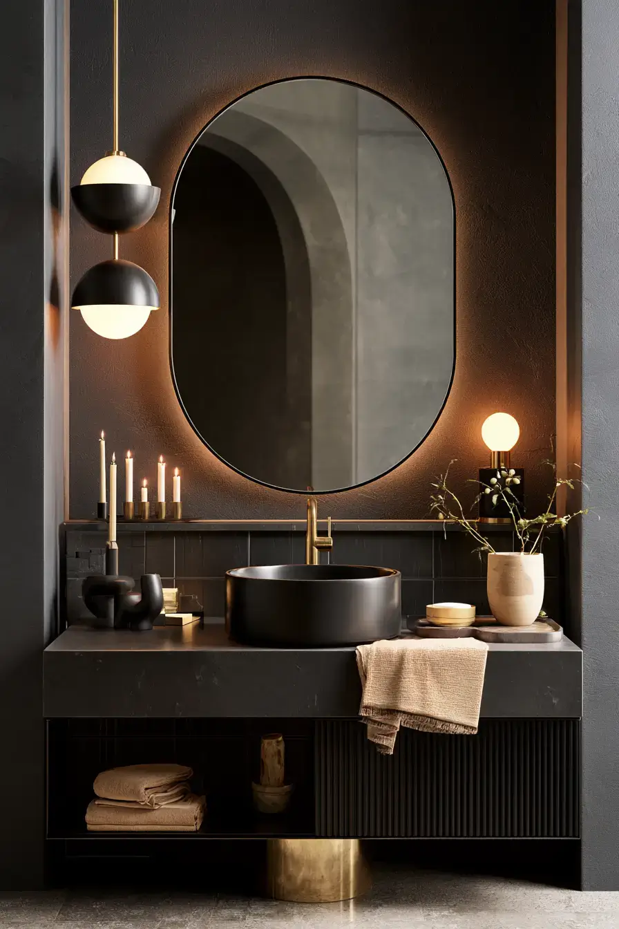 27 Moody Bathroom Ideas For A Dramatic Stylish Retreat