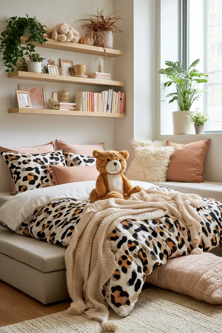 27 Stylish Leopard Print Bedroom Ideas For A Bold Cozy Space