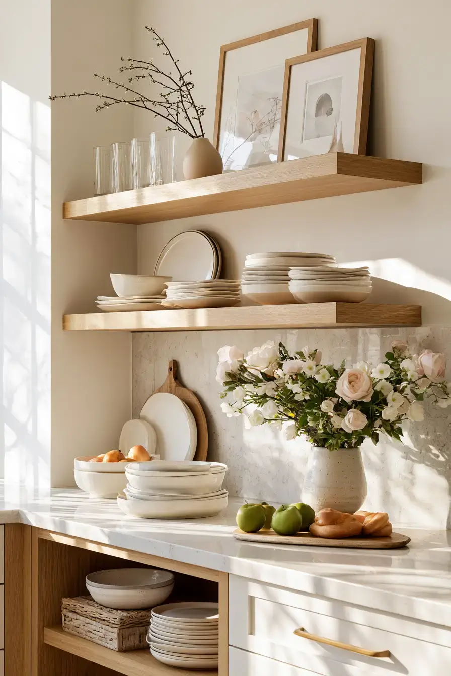 27 Kitchen Shelf Decor Ideas For A Cozy Stylish Home