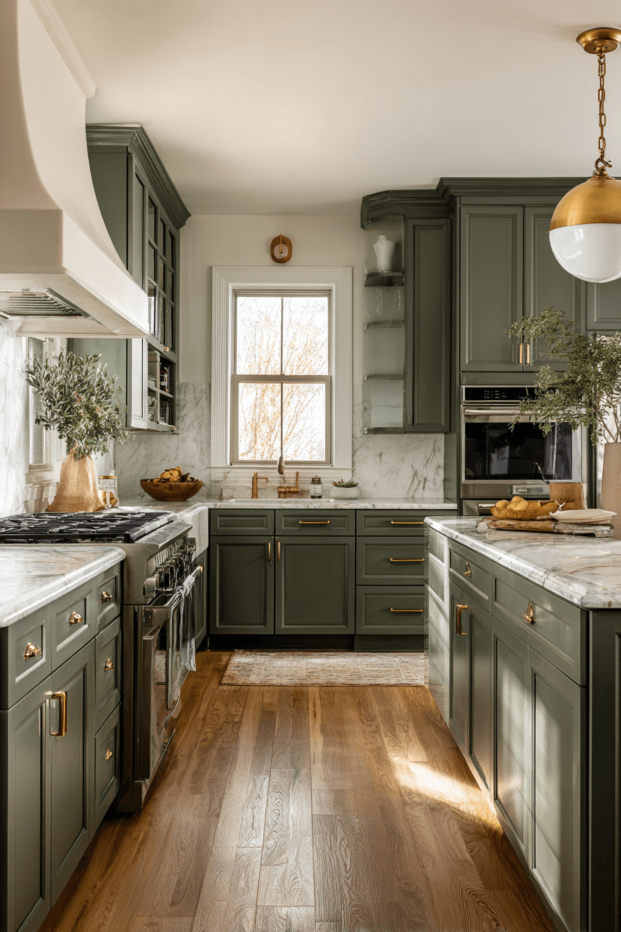 27 Pewter Green Kitchen Cabinets Ideas For A Beautiful Earthy Space