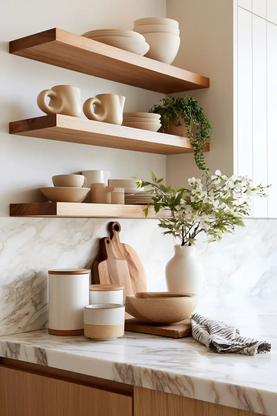 27 Kitchen Shelf Decor Ideas For A Cozy Stylish Home