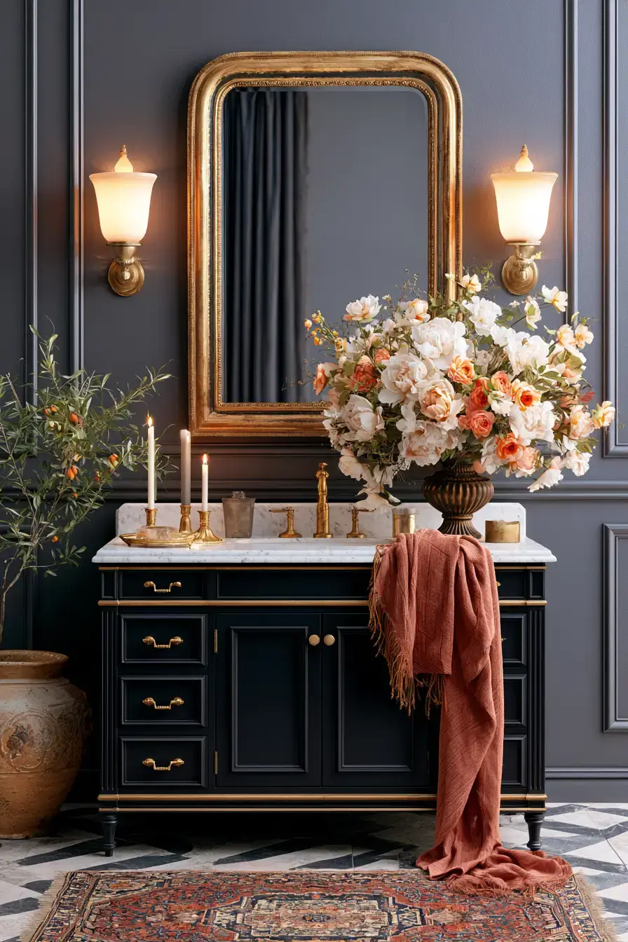 27 Moody Bathroom Ideas For A Dramatic Stylish Retreat