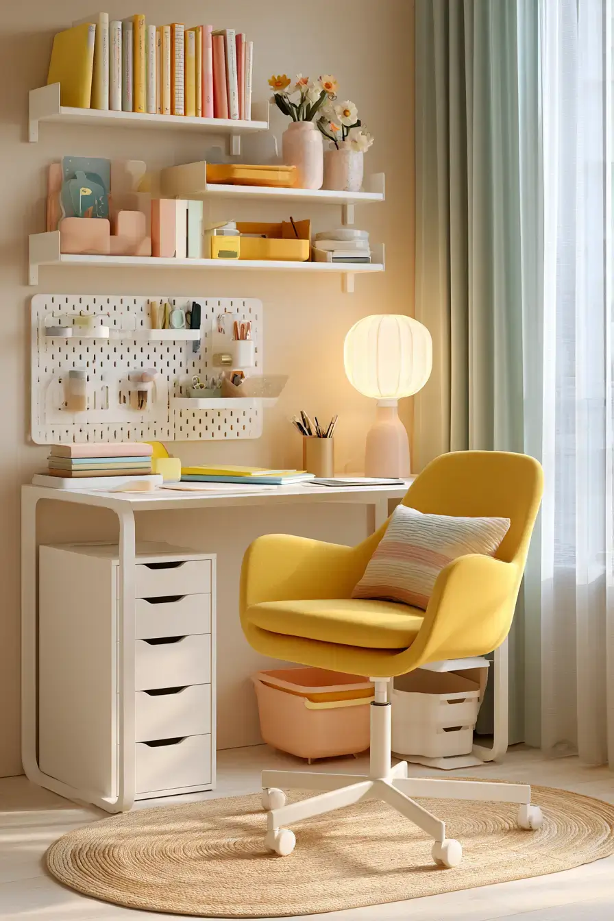 27 Cheerful Yellow Dorm Room Ideas For A Bright Cozy Space