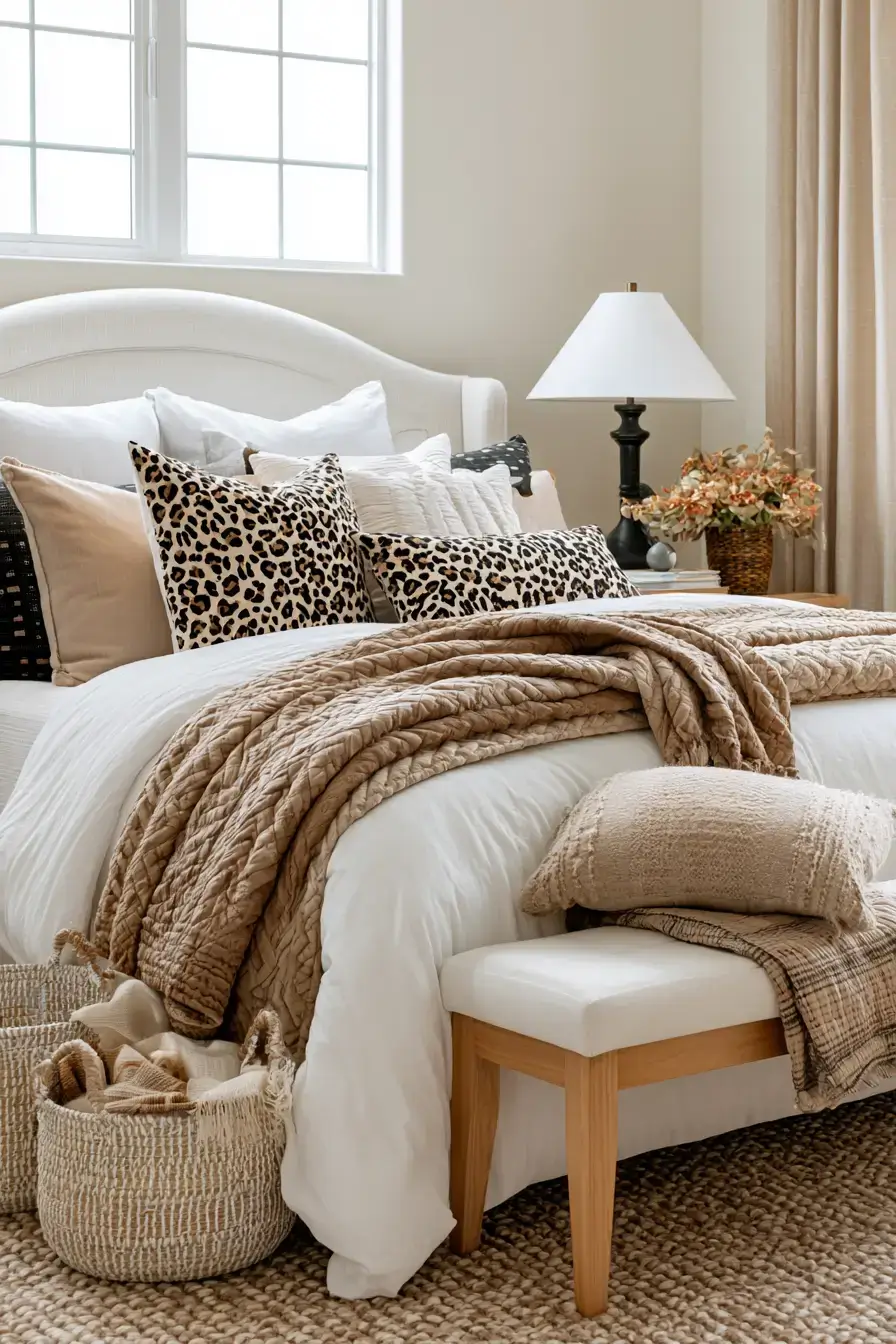 27 Stylish Leopard Print Bedroom Ideas For A Bold Cozy Space