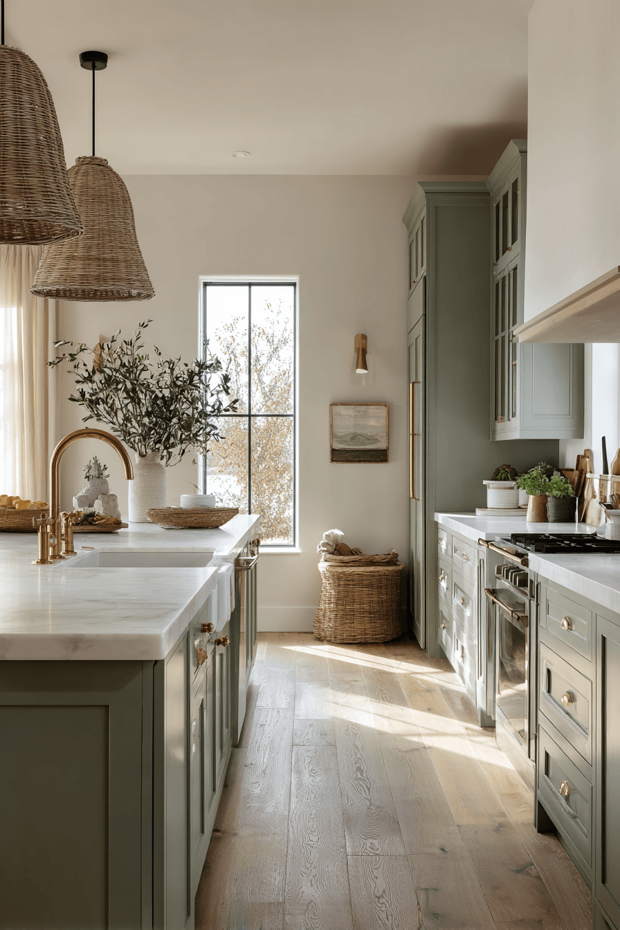 27 Pewter Green Kitchen Cabinets Ideas For A Beautiful Earthy Space