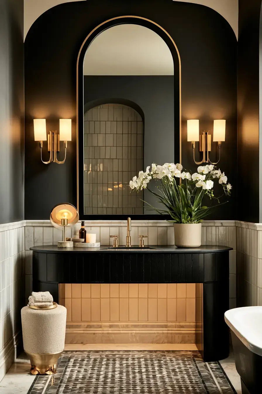 27 Moody Bathroom Ideas For A Dramatic Stylish Retreat