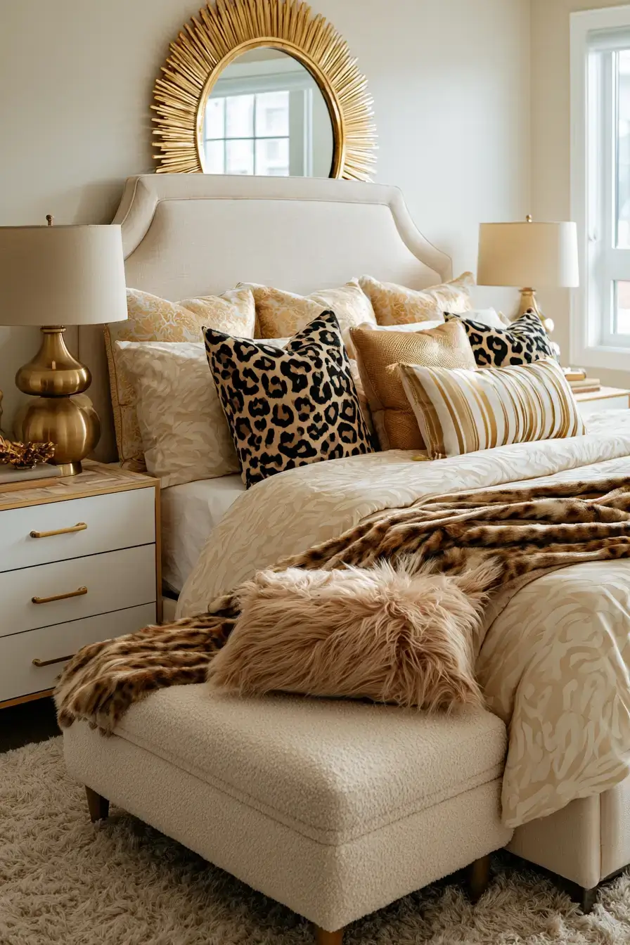 27 Stylish Leopard Print Bedroom Ideas For A Bold Cozy Space