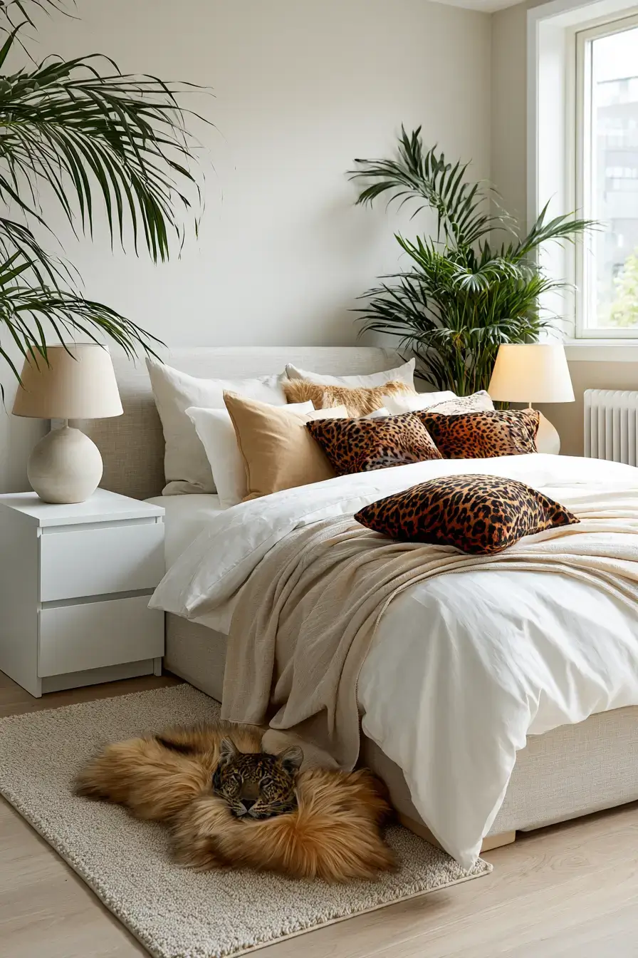 27 Stylish Leopard Print Bedroom Ideas For A Bold Cozy Space