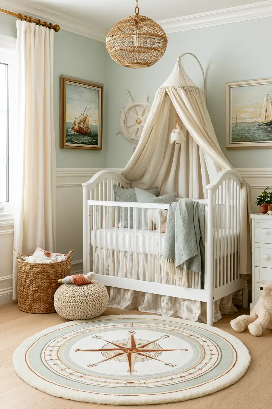 27 Nautical Nursery Ideas For A Sweet Coastal Baby Room