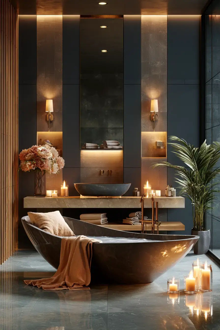 27 Moody Bathroom Ideas For A Dramatic Stylish Retreat