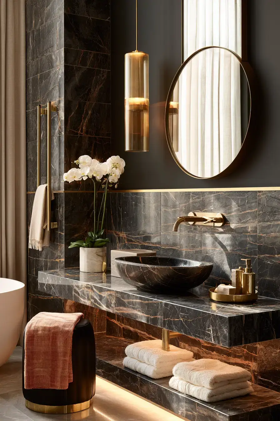 27 Moody Bathroom Ideas For A Dramatic Stylish Retreat