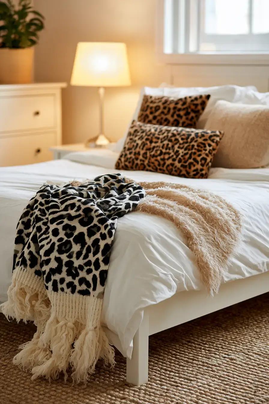 27 Stylish Leopard Print Bedroom Ideas For A Bold Cozy Space