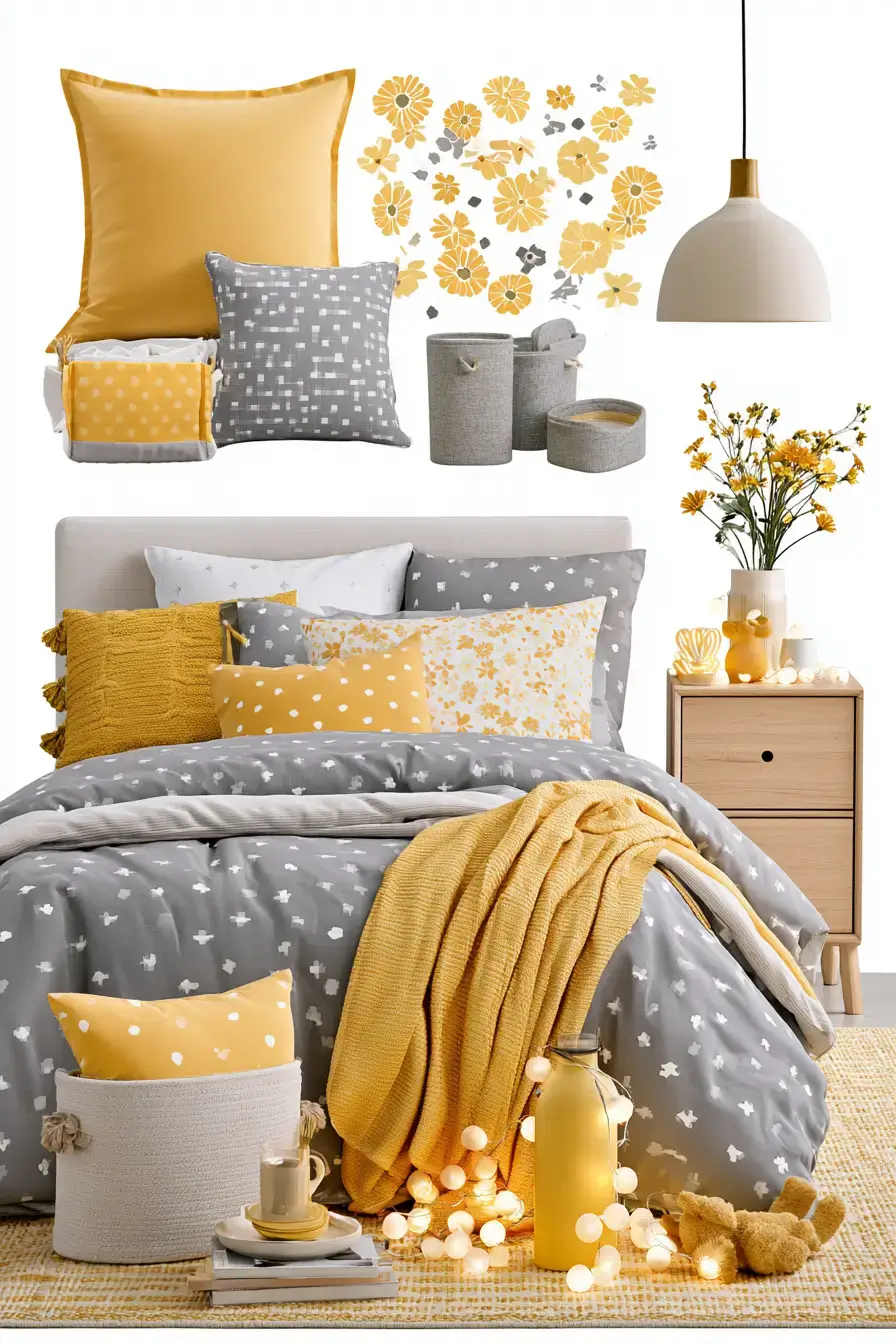 27 Cheerful Yellow Dorm Room Ideas For A Bright Cozy Space