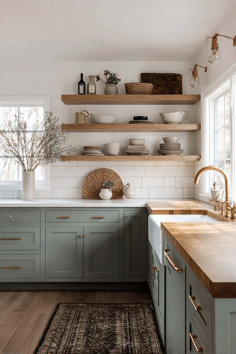 27 Pewter Green Kitchen Cabinets Ideas For A Beautiful Earthy Space