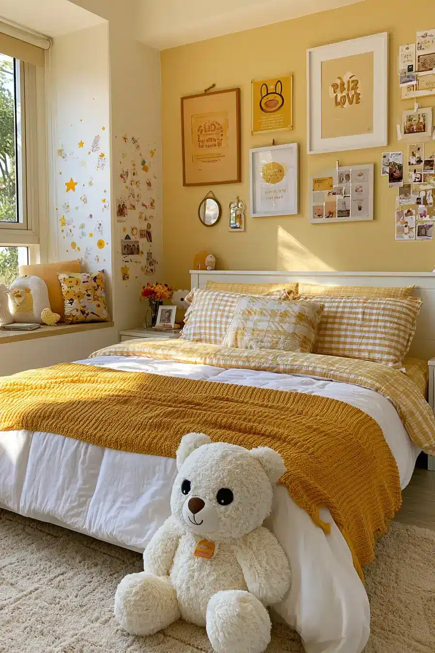 27 Cheerful Yellow Dorm Room Ideas For A Bright Cozy Space