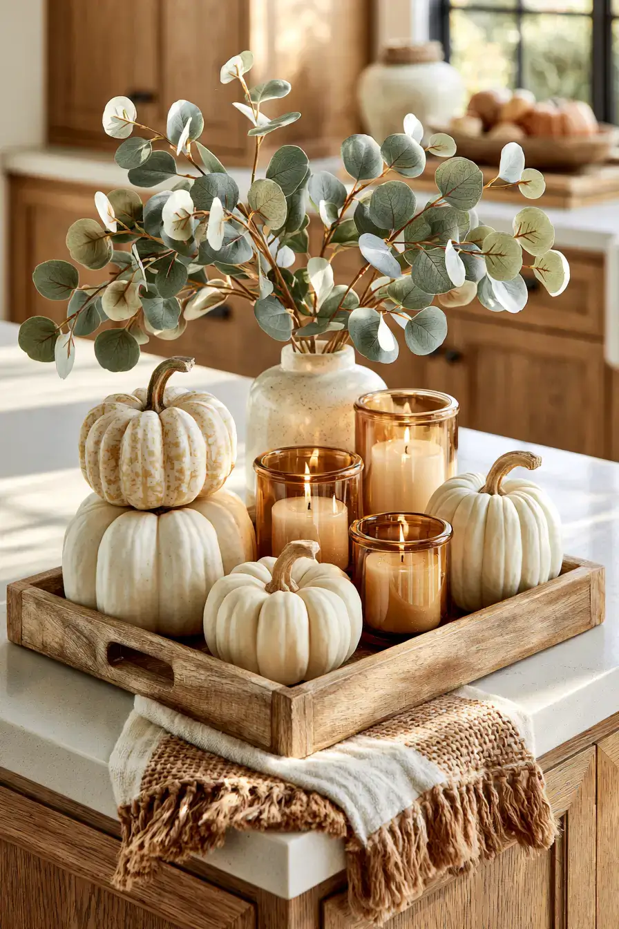 27 Fall Kitchen Island Decor Ideas for a Warm Seasonal Refresh