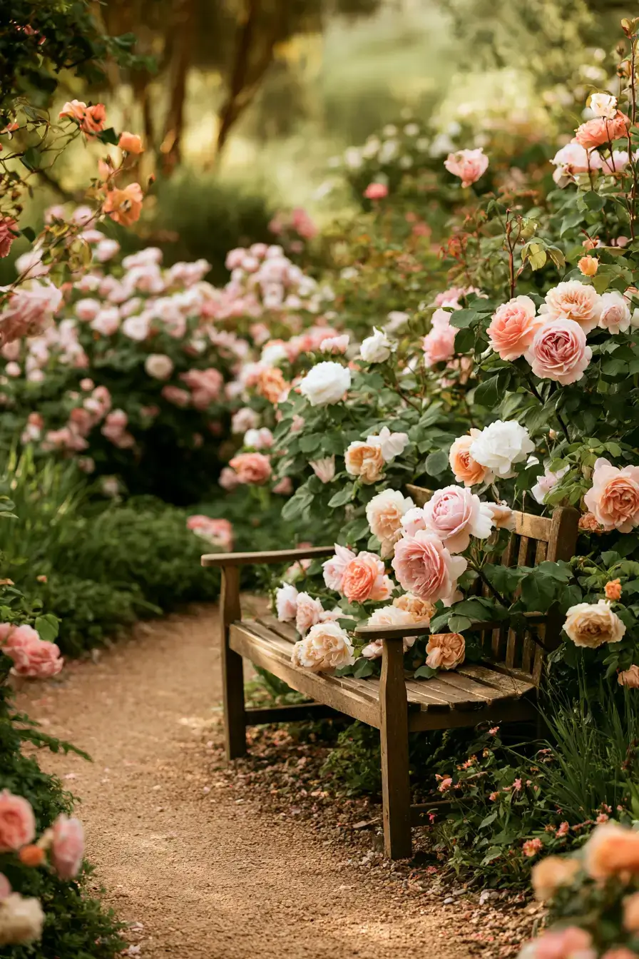 27 English Rose Garden Ideas For Romantic Cottage Charm