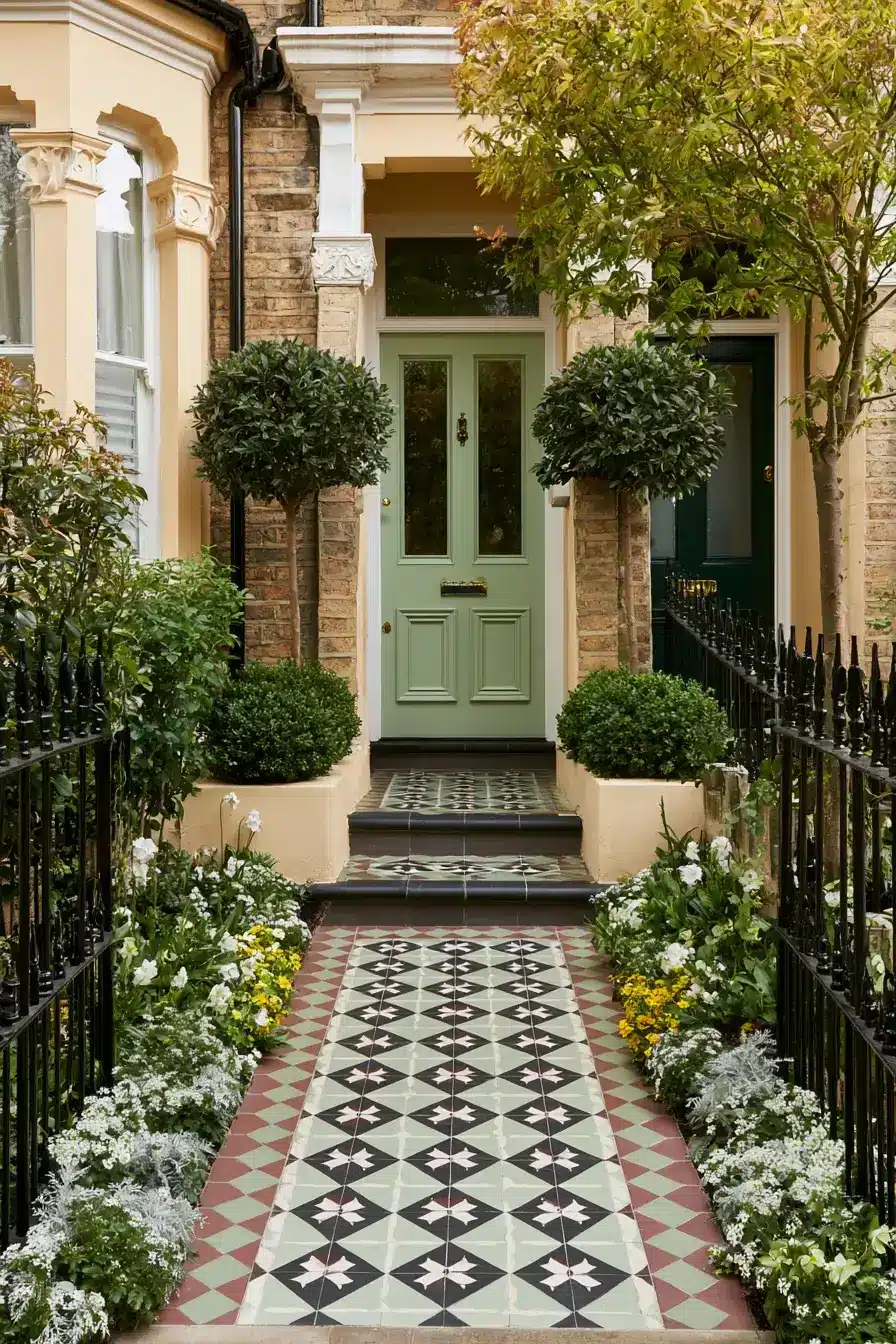 27 Victorian Terrace Front Garden Ideas For Charming Curb Appeal