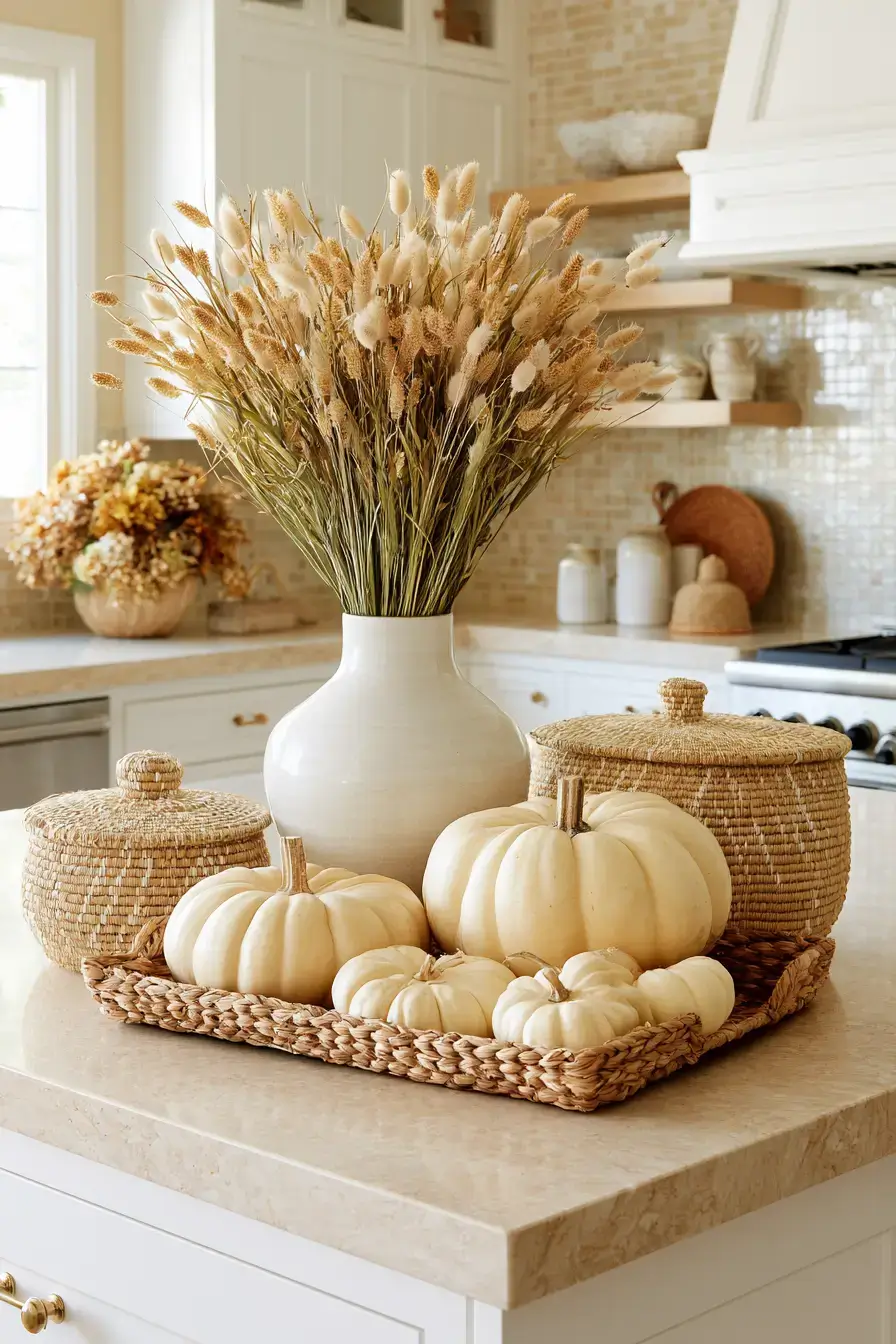 27 Fall Kitchen Island Decor Ideas for a Warm Seasonal Refresh