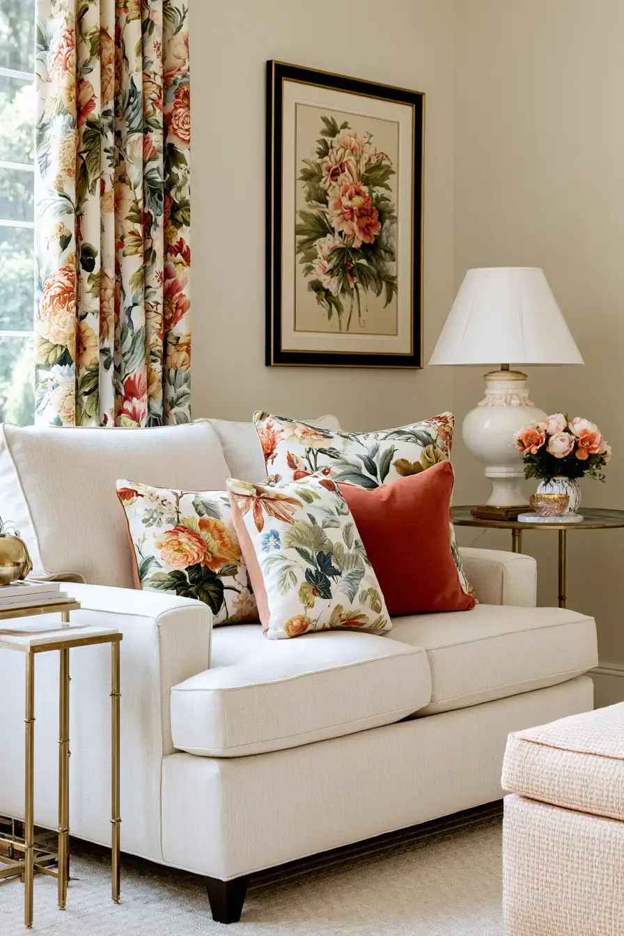 27 Grandmillennial Living Room Ideas For Charming Classic Style