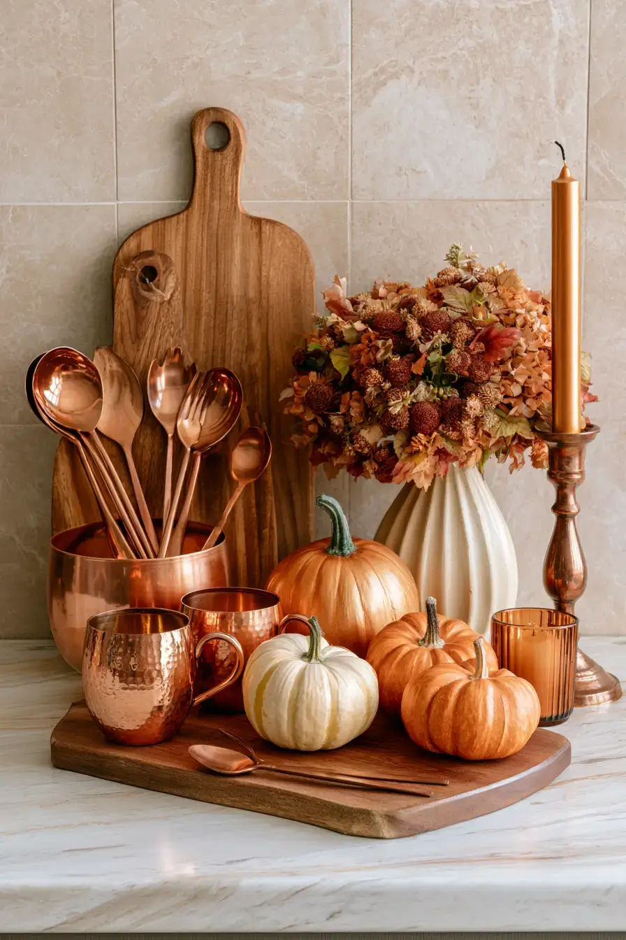 27 Fall Kitchen Island Decor Ideas for a Warm Seasonal Refresh